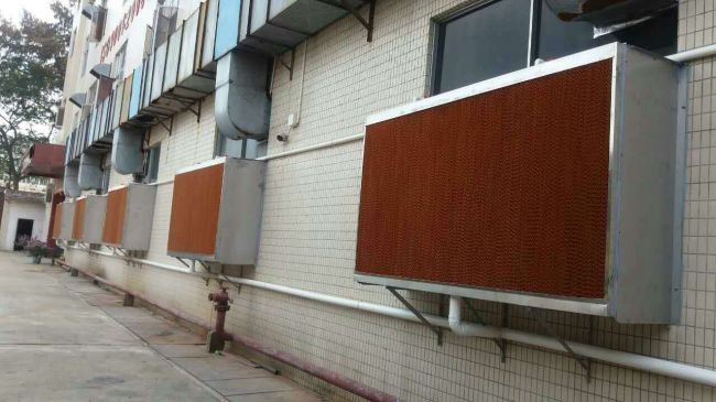 深圳龍崗水簾，濕簾風(fēng)機(jī)廠房車間降溫安裝-福泰